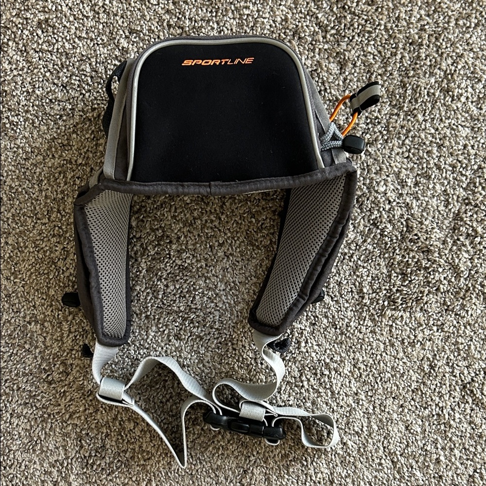 Sportline Black and Gray fanny pack